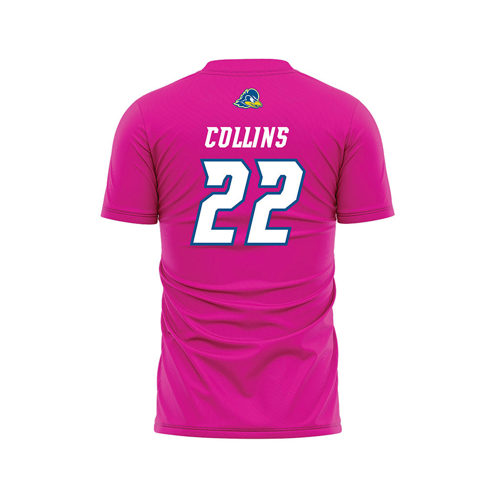 Delaware - NCAA Women's Soccer : Cali Collins - Pink Soccer Jersey-1