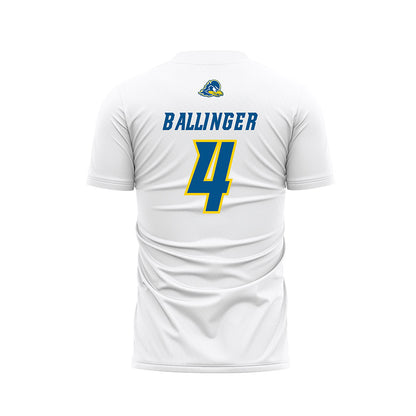 Delaware - NCAA Women's Soccer : Claire Ballinger - White Soccer Jersey-1