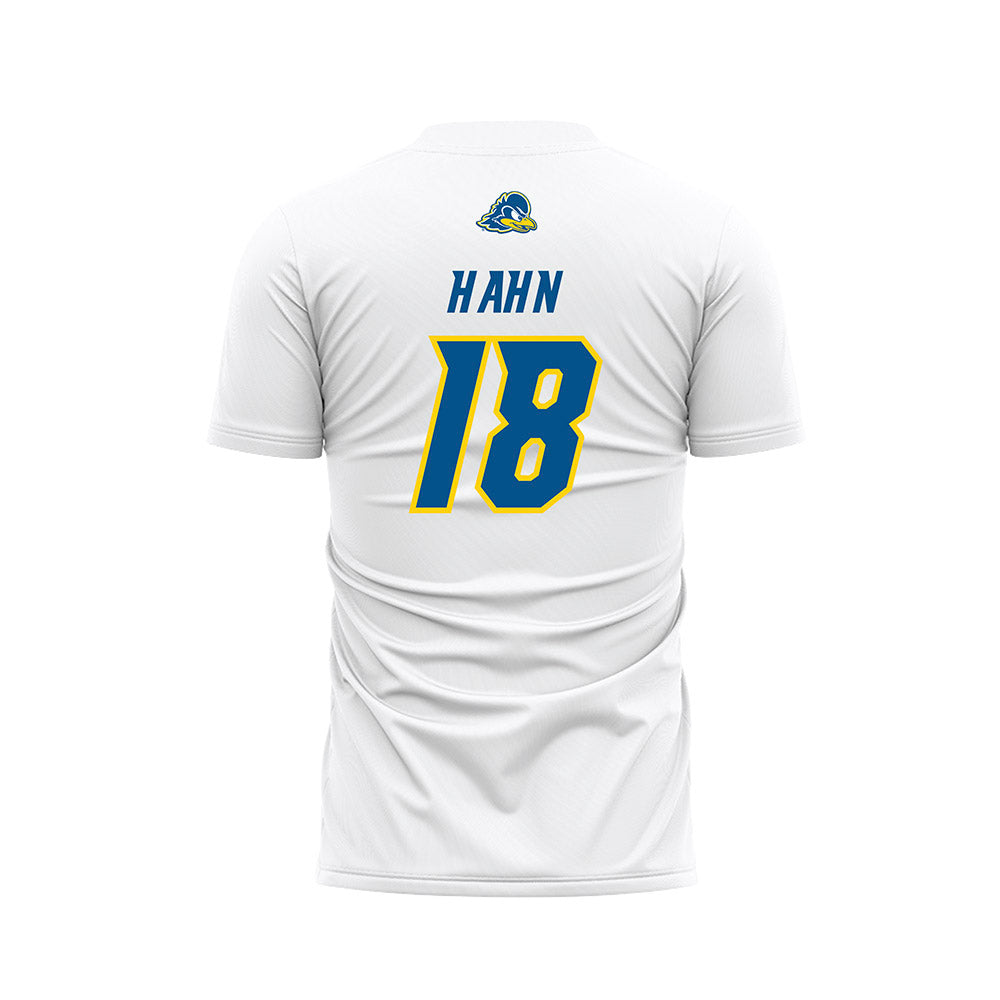 Delaware - NCAA Women's Soccer : Julia Hahn - White Soccer Jersey-1