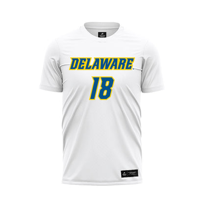 Delaware - NCAA Women's Soccer : Julia Hahn - White Soccer Jersey-0