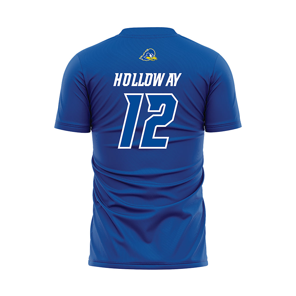 Delaware - NCAA Women's Soccer : Maggie Holloway - Blue Soccer Jersey-1