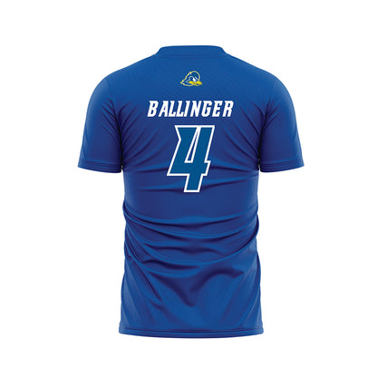 Delaware - NCAA Women's Soccer : Claire Ballinger - Blue Soccer Jersey-1