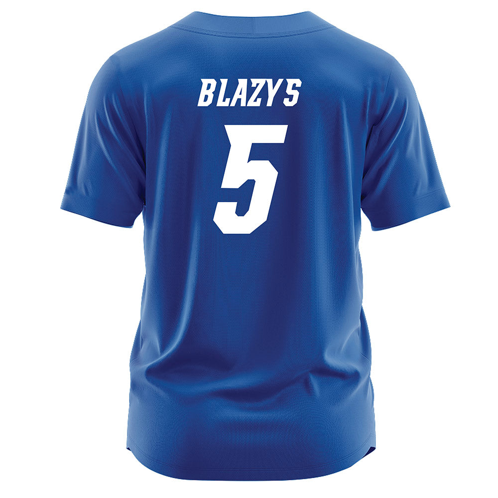 Delaware - NCAA Softball : Caylin Blazys - Royal Jersey-1