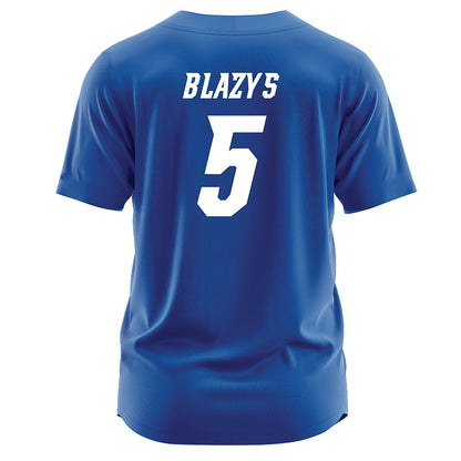 Delaware - NCAA Softball : Caylin Blazys - Royal Jersey-1