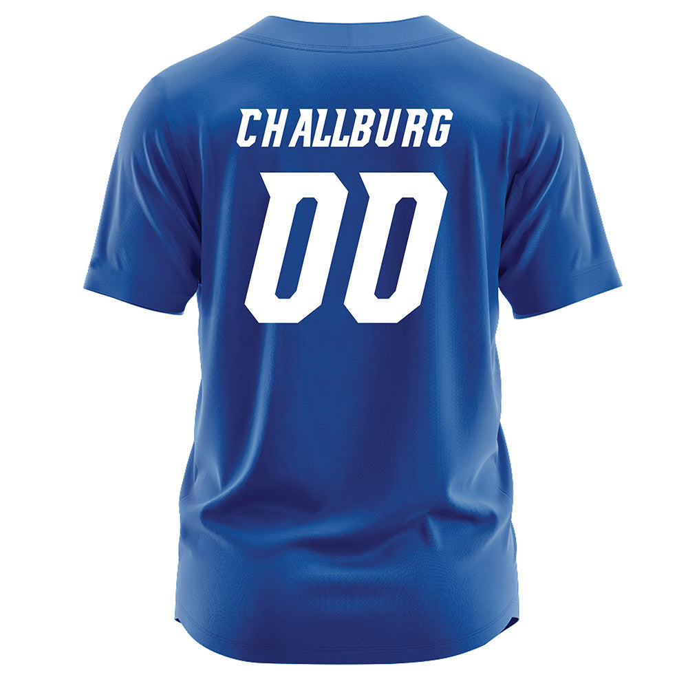 Delaware - NCAA Softball : Karli Challburg - Royal Jersey-1