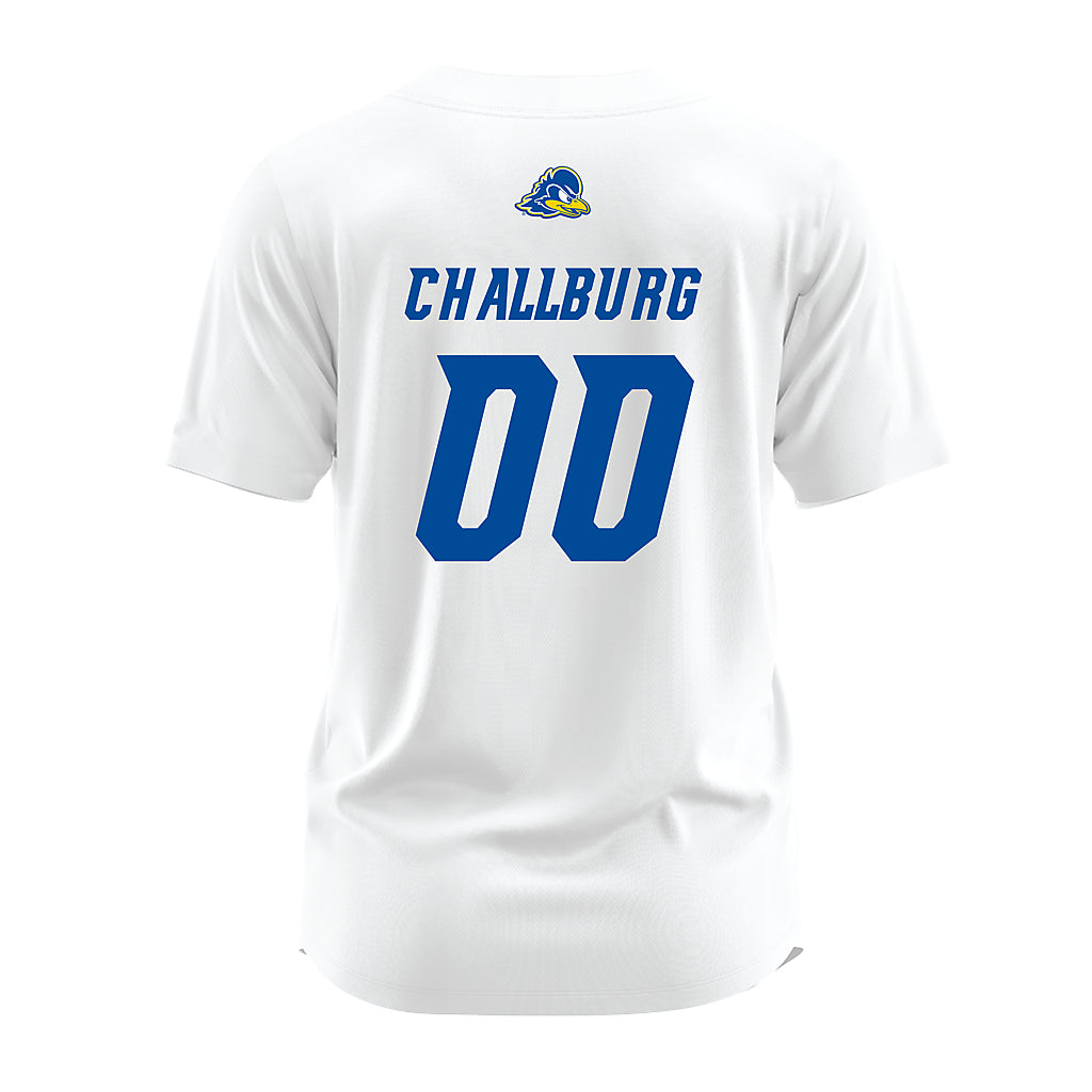 Delaware - NCAA Softball : Karli Challburg - White Jersey-1