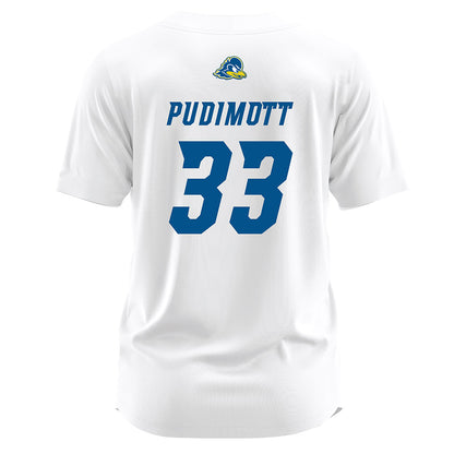 Delaware - NCAA Softball : Gabriella Pudimott - White Jersey-1