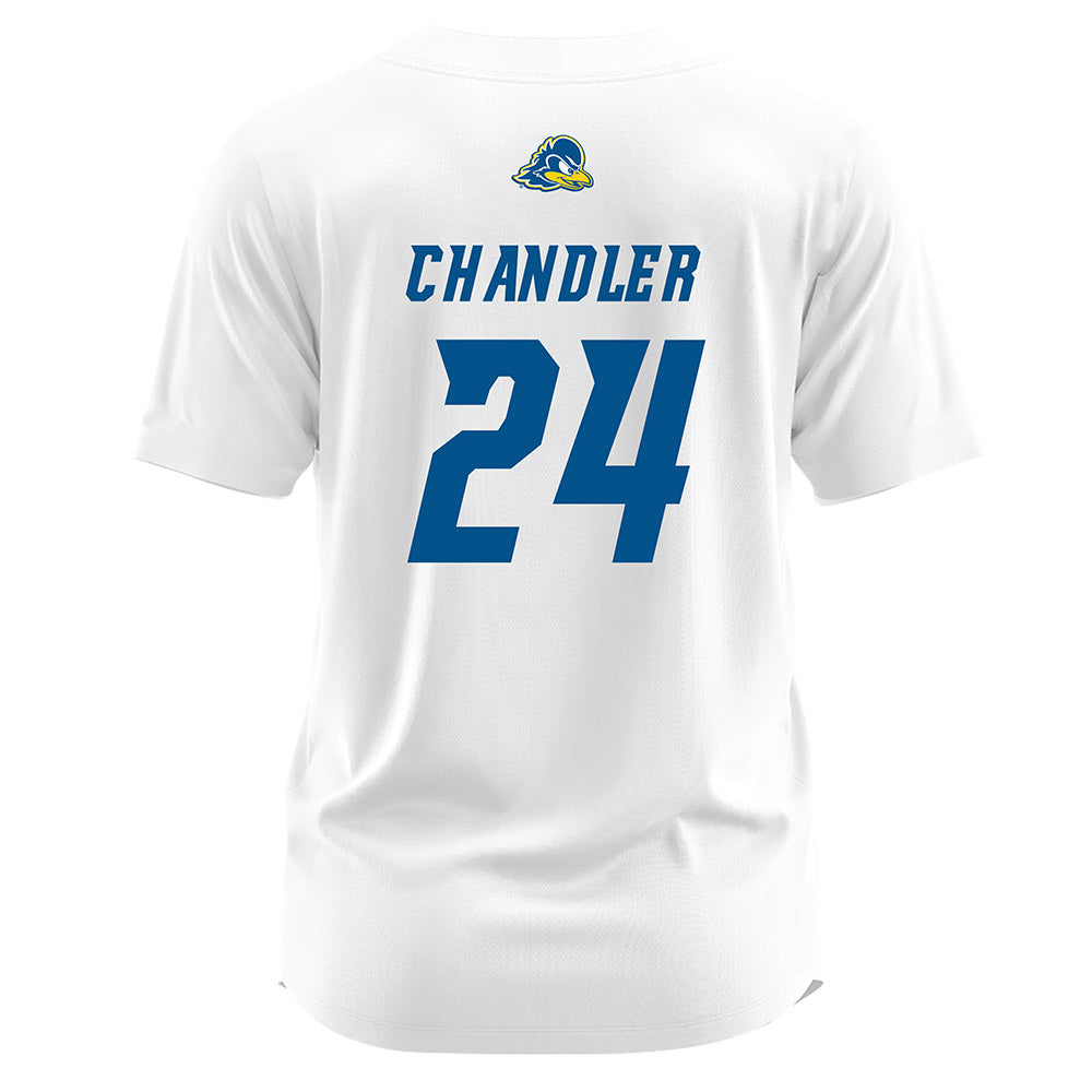 Delaware - NCAA Softball : Jamie Chandler - White Jersey-1