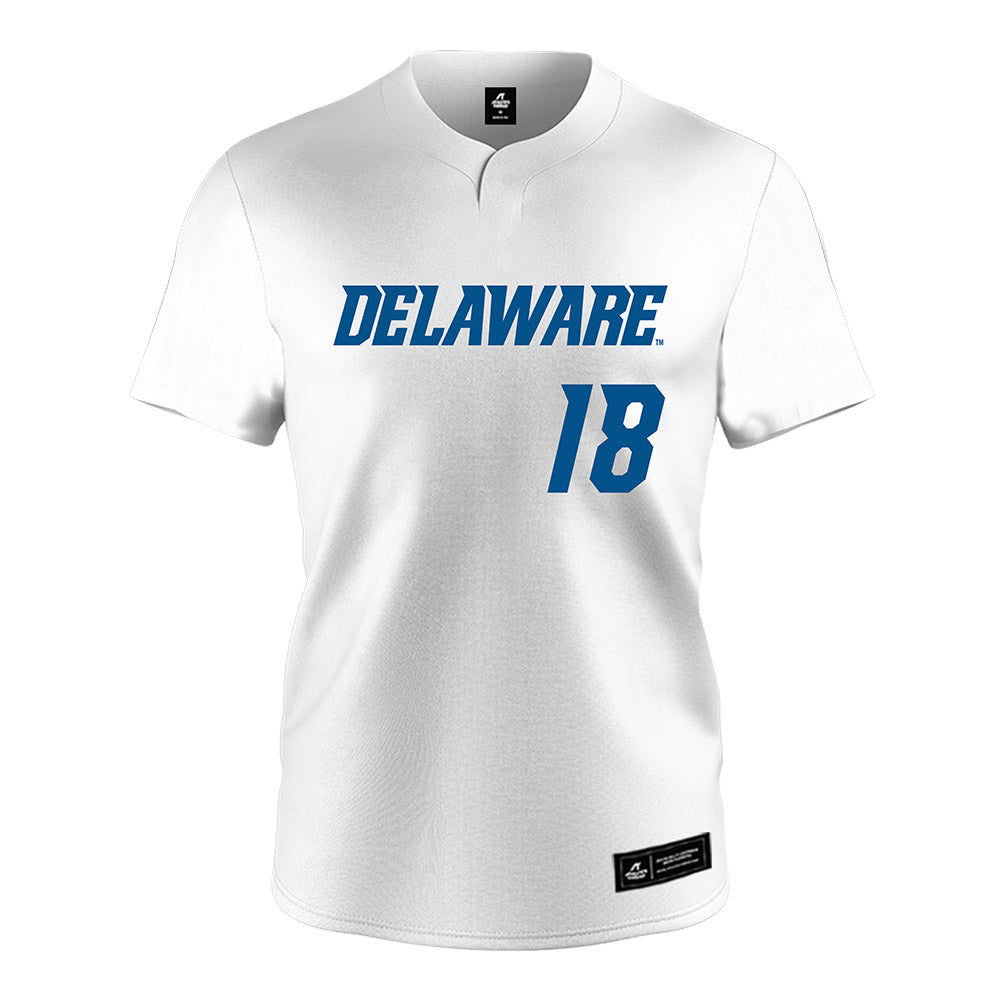 Delaware - NCAA Softball : Morgan Chambers - White Jersey-0