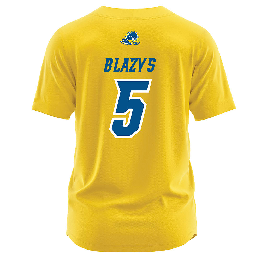 Delaware - NCAA Softball : Caylin Blazys - Yellow Jersey-1