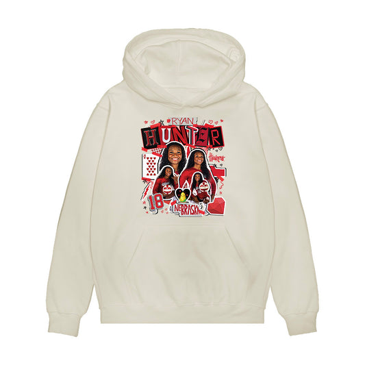 Nebraska - NCAA Women's Volleyball : Ryan Hunter - Collage Premium Hooded Sweatshirt-0