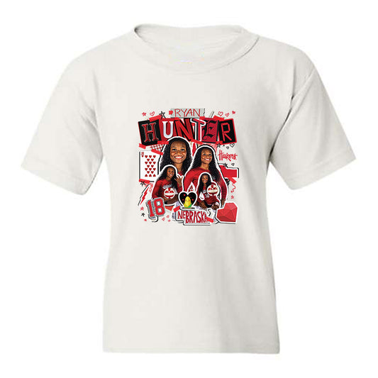 Nebraska - NCAA Women's Volleyball : Ryan Hunter - Collage Youth T-Shirt-0