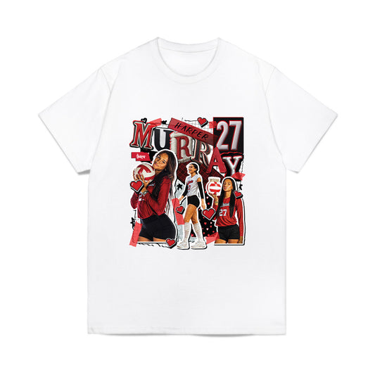 Nebraska - NCAA Women's Volleyball : Harper Murray - Collage Comfort Colors T-Shirt-0