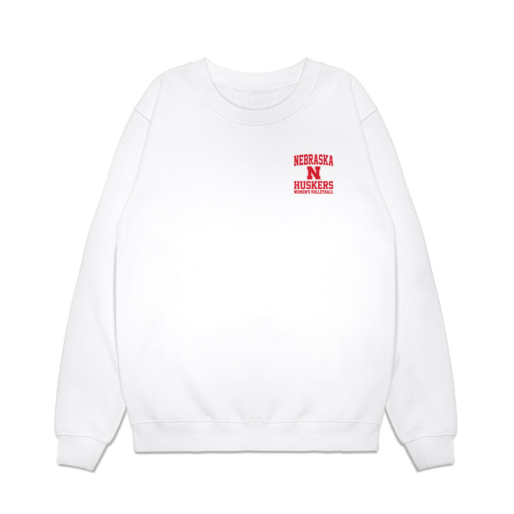 Nebraska - NCAA Women's Volleyball : - Premium Crewneck Sweatshirt-0