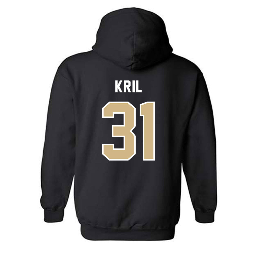 PNW - NCAA Men's Ice Hockey : Caleb Kril - Classic Shersey Hooded Sweatshirt-1