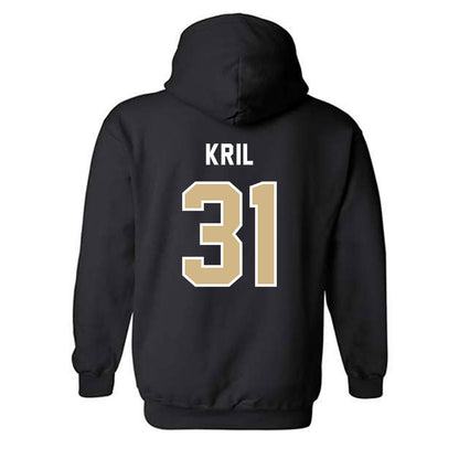 PNW - NCAA Men's Ice Hockey : Caleb Kril - Classic Shersey Hooded Sweatshirt-1
