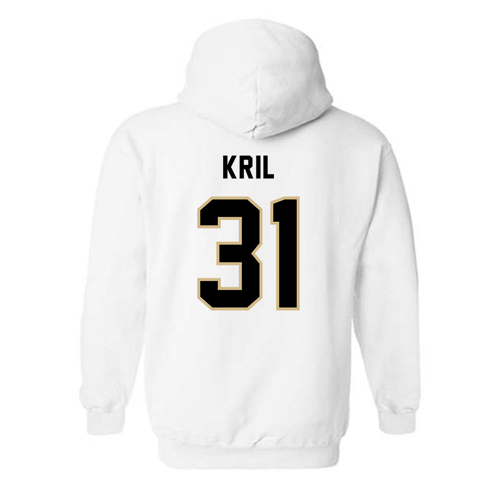 PNW - NCAA Men's Ice Hockey : Caleb Kril - Classic Shersey Hooded Sweatshirt-1
