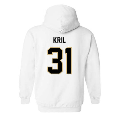 PNW - NCAA Men's Ice Hockey : Caleb Kril - Classic Shersey Hooded Sweatshirt-1