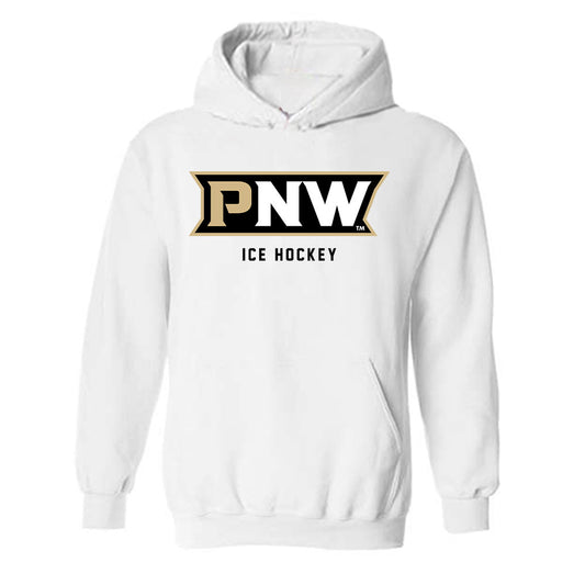 PNW - NCAA Men's Ice Hockey : Samuel Harper - Classic Shersey Hooded Sweatshirt-0
