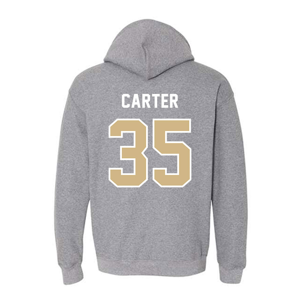PNW - NCAA Men's Ice Hockey : Nathan Carter - Classic Shersey Hooded Sweatshirt-1