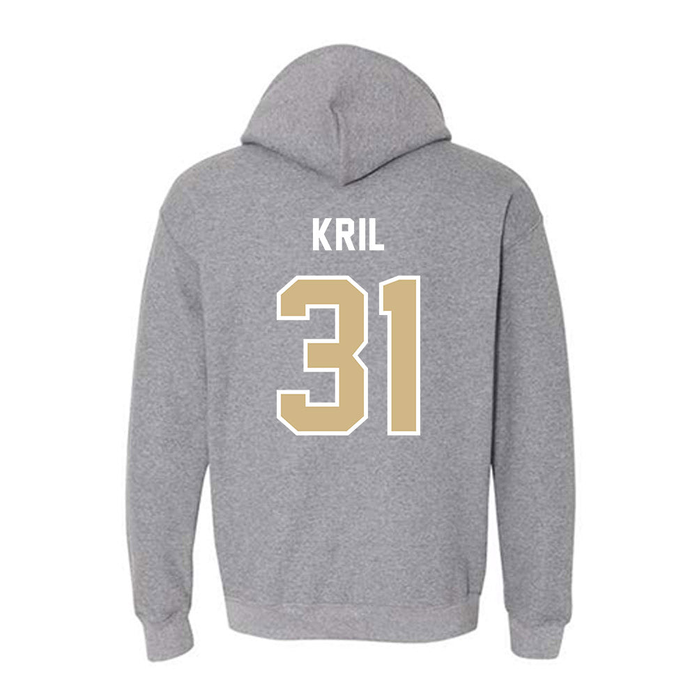 PNW - NCAA Men's Ice Hockey : Caleb Kril - Classic Shersey Hooded Sweatshirt-1