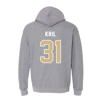 PNW - NCAA Men's Ice Hockey : Caleb Kril - Classic Shersey Hooded Sweatshirt-1