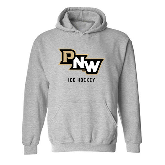 PNW - NCAA Men's Ice Hockey : Mason Geng - Classic Shersey Hooded Sweatshirt-0