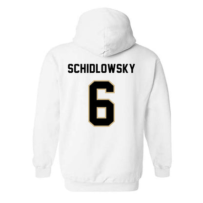 PNW - NCAA Men's Ice Hockey : Brennan Schidlowsky - Classic Shersey Hooded Sweatshirt-1
