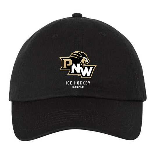 PNW - NCAA Men's Ice Hockey : Samuel Harper - Dad Hat-0