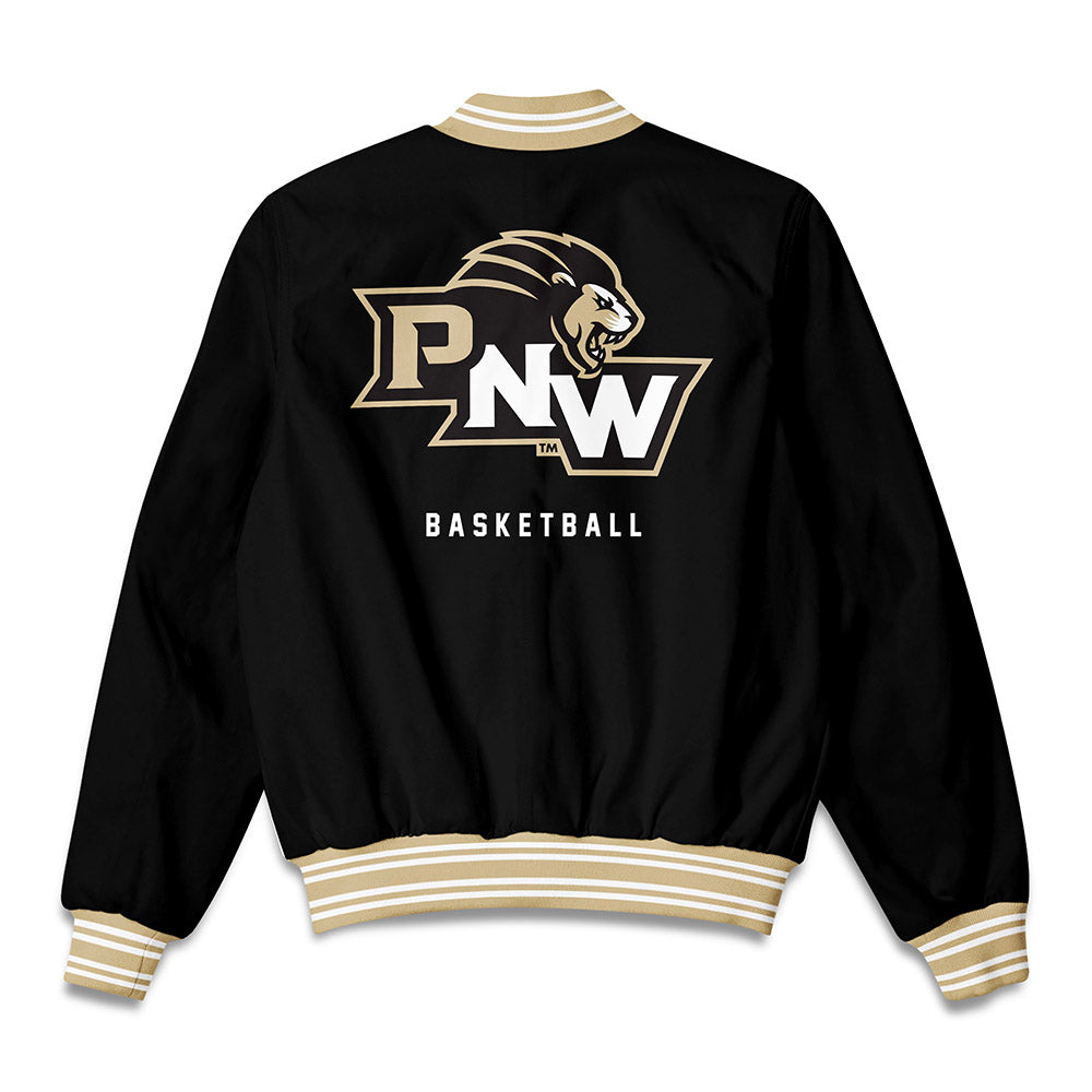 PNW - NCAA Men's Basketball : Aaiden Ashton - Bomber Jacket-1