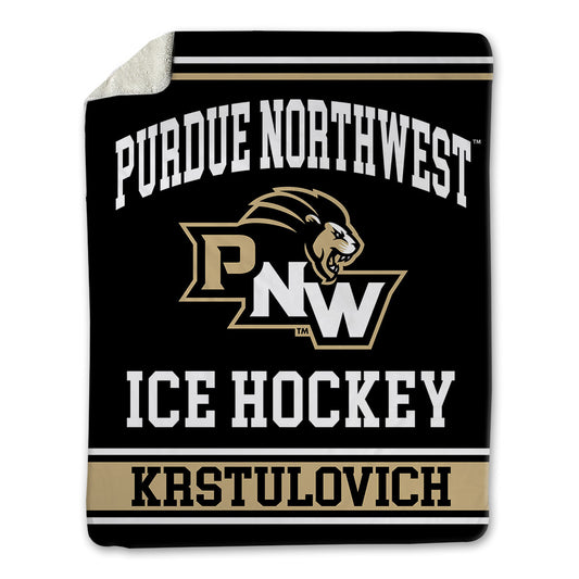 PNW - NCAA Men's Ice Hockey : Luka Krstulovich - Blanket-0