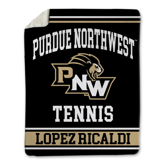 PNW - NCAA Women's Tennis : Haizea Lopez Ricaldi - Blanket-0
