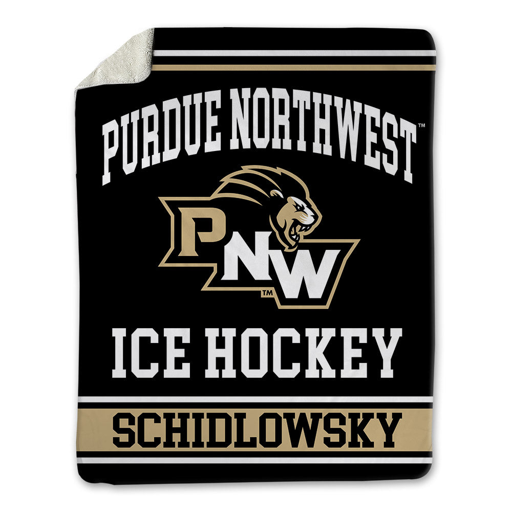 PNW - NCAA Men's Ice Hockey : Brennan Schidlowsky - Blanket-0