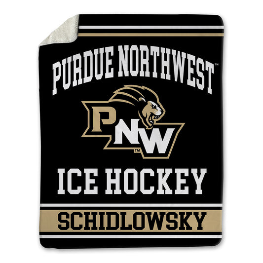 PNW - NCAA Men's Ice Hockey : Brennan Schidlowsky - Blanket-0