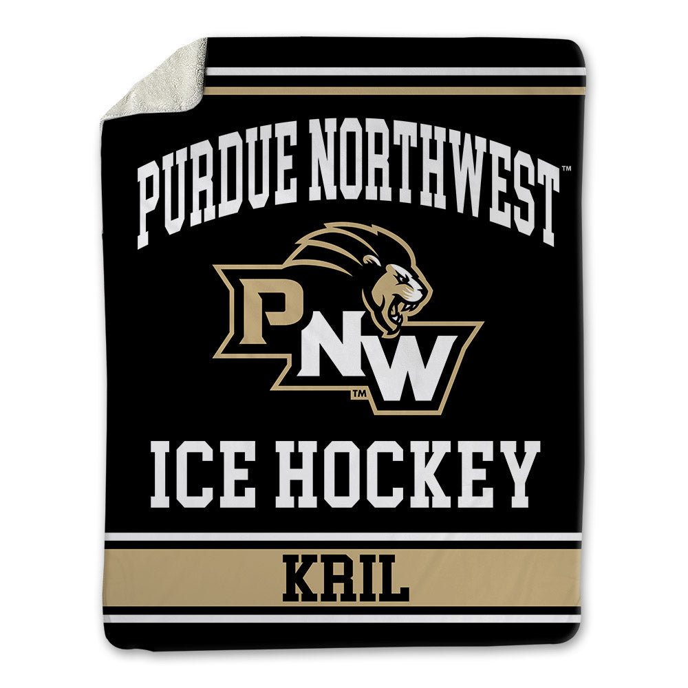 PNW - NCAA Men's Ice Hockey : Caleb Kril - Blanket-0
