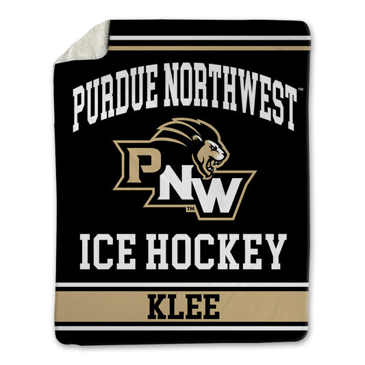PNU - NCAA Men's Ice Hockey : Kyan Klee - Blanket-0