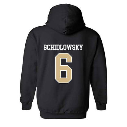 PNW - NCAA Men's Ice Hockey : Brennan Schidlowsky - Classic Shersey Hooded Sweatshirt-1