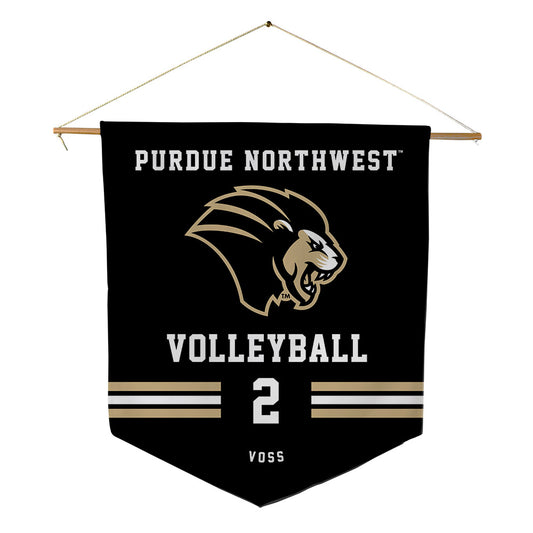 PNW - NCAA Women's Volleyball : Lanie Voss - Pennant - 18" x 21"-0