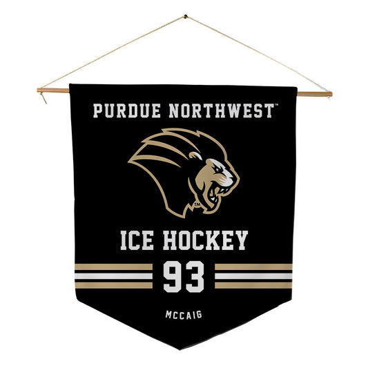 PNW - NCAA Men's Ice Hockey : Tyson McCaig - Pennant - 18" x 21"-0