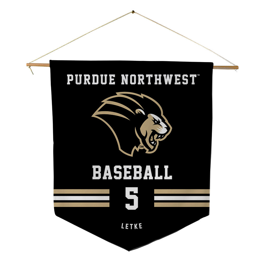 PNW - NCAA Baseball : Dylan Letke - Pennant - 18" x 21"-0