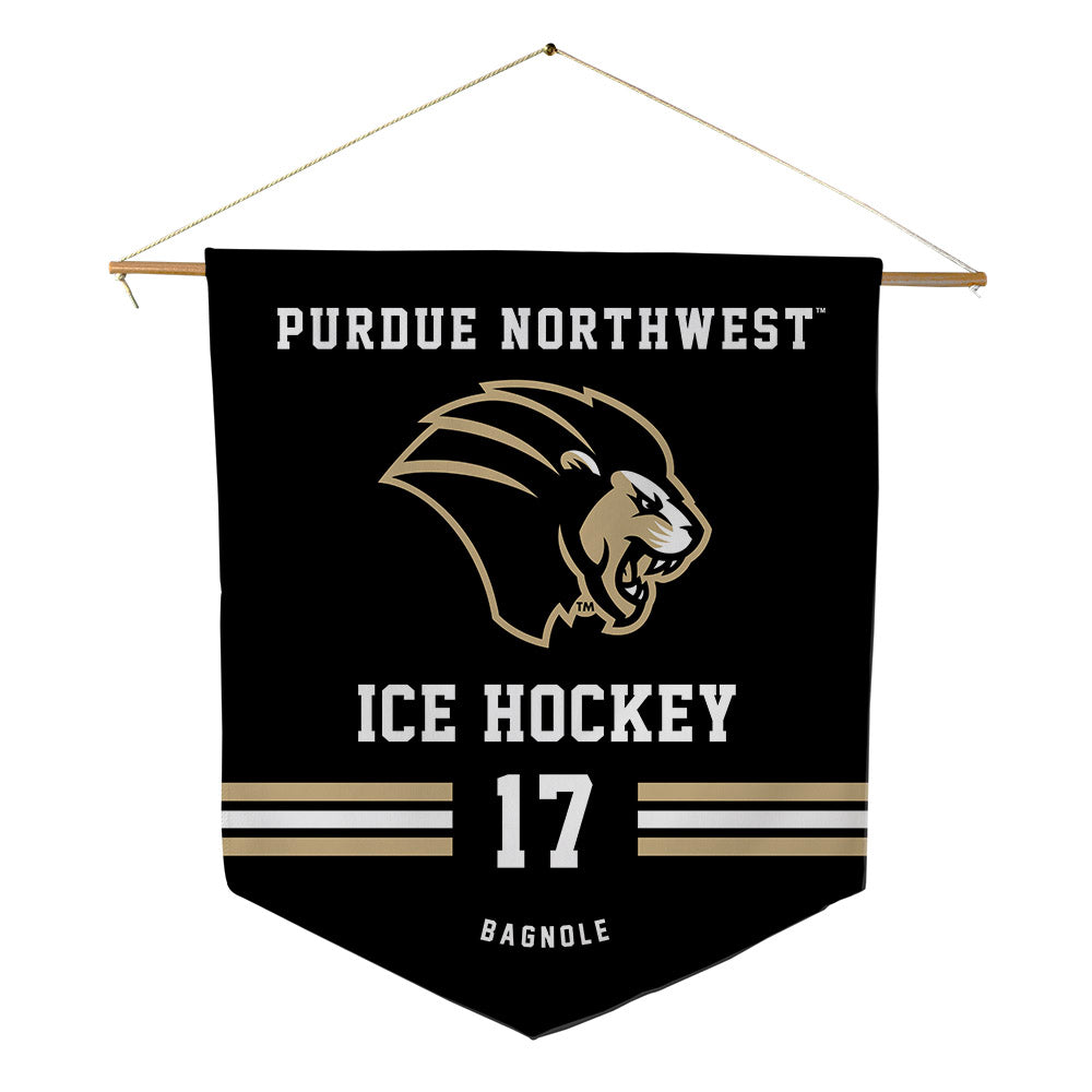 PNW - NCAA Men's Ice Hockey : Anthony Bagnole - Pennant - 18" x 21"-0