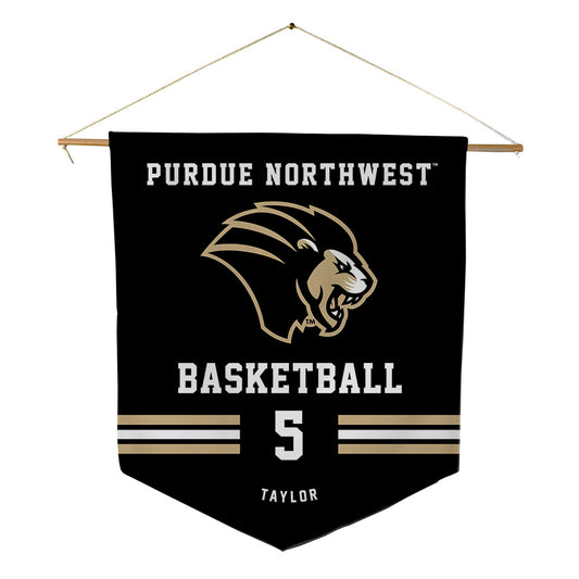 PNW - NCAA Men's Basketball : Kevin Taylor - Pennant - 18" x 21"-0
