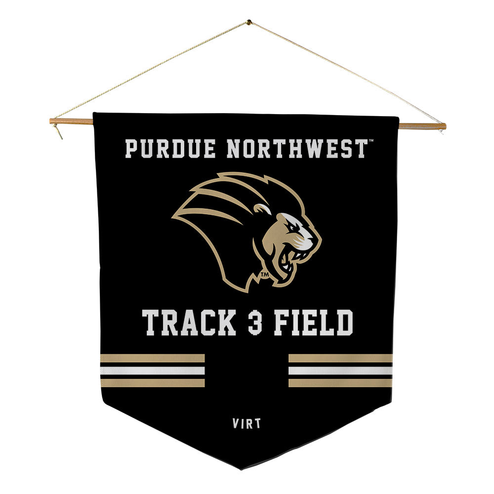PNW - NCAA Men's Track & Field : Noah Virt - Pennant - 18" x 21"-0