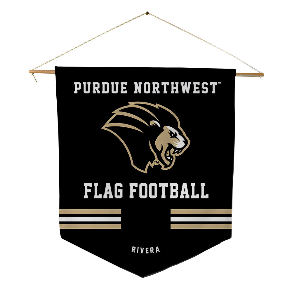 PNW - NCAA Flag Football : Bela Rivera - Pennant - 18" x 21"-0