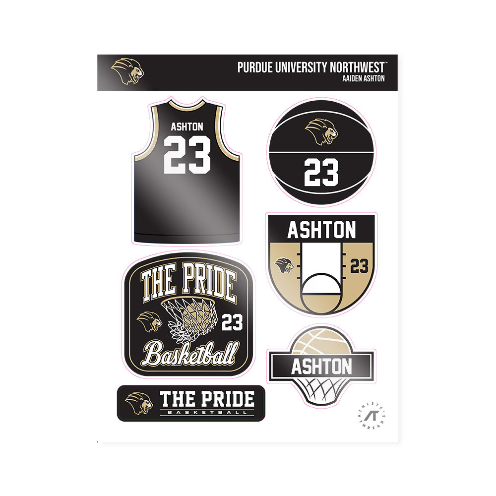 PNW - NCAA Men's Basketball : Aaiden Ashton - Sticker Sheet-0