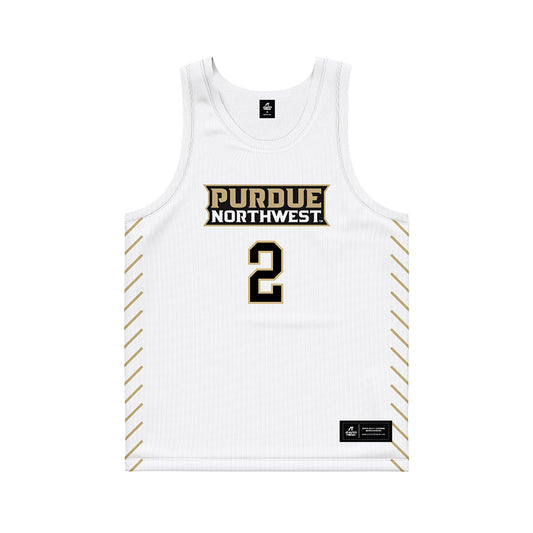 PNW - NCAA Men's Basketball : Ahlante Askew - White Basketball Jersey-0