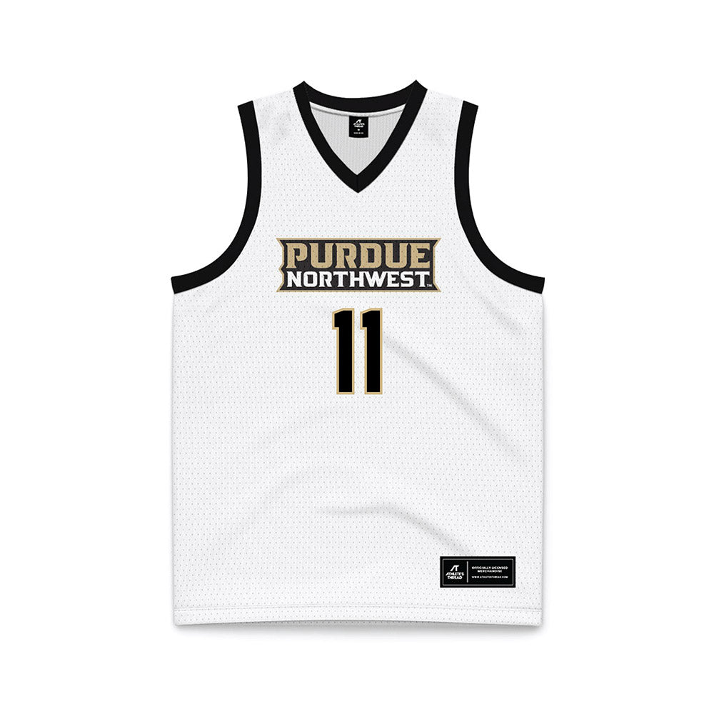 PNW - NCAA Women's Basketball : Cameryn Phillips - White Basketball Jersey-0