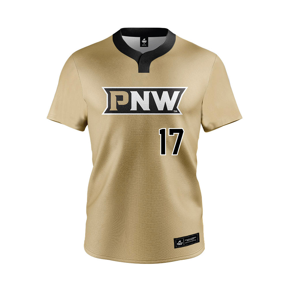 PNW - NCAA Softball : Kylie Dugan - Gold Jersey-0