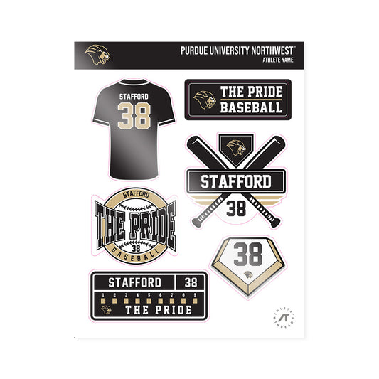 PNW - NCAA Baseball : Connor Stafford - Sticker Sheet-0
