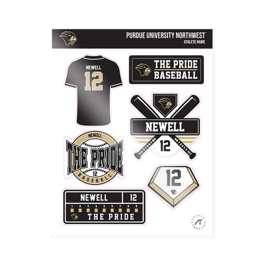 PNW - NCAA Baseball : Blake Newell - Sticker Sheet-0